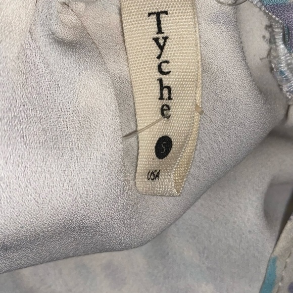 Tyche Casual Mini Dress  Plunge 3/4 Sleeves - Picture 3 of 7